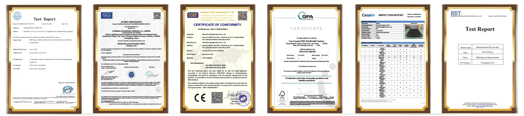 certificates